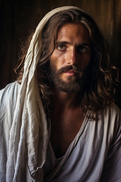 Foto gratuita representación de jesús en la religión cristiana