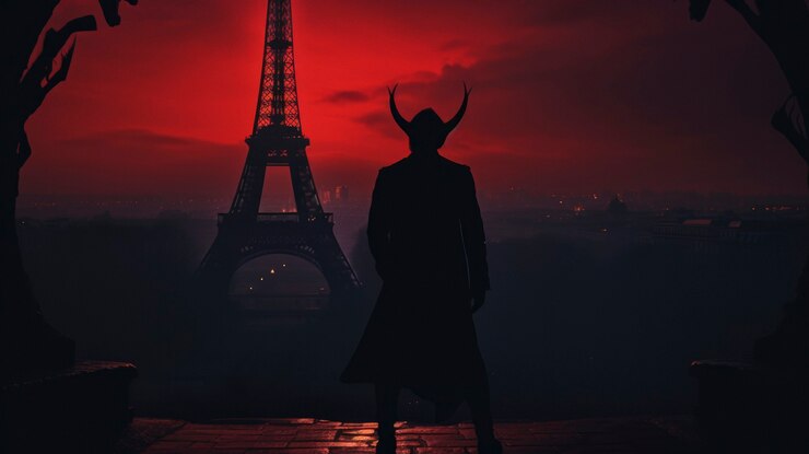 Foto gratuito representación masculina de la entidad demoníaca