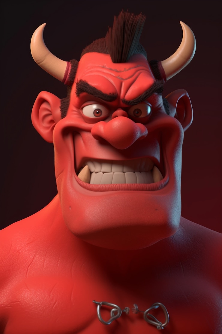 Foto gratuito representación del personaje del diablo