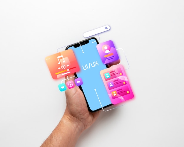 Representaciones de experiencia de usuario y diseño de interfaz.