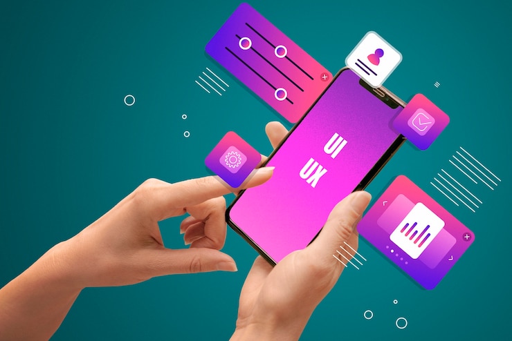 Foto gratuito representaciones de la experiencia del usuario y diseño de la interfaz