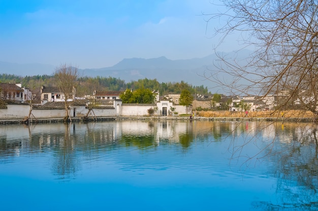 Residencial, tradición, oriental, pacífico, viaje, pueblo