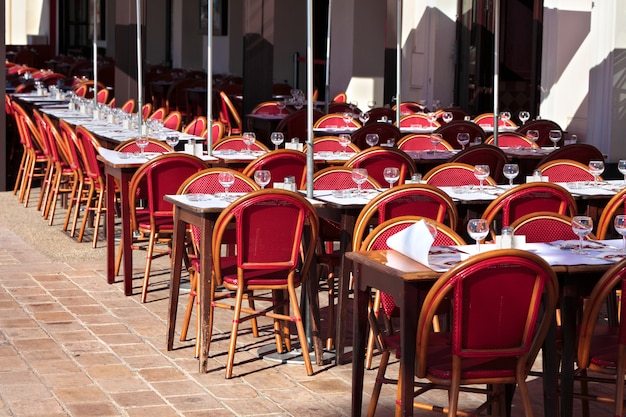 Foto gratuita restaurante francés del sur de francia