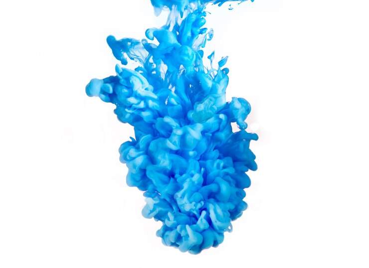 Foto gratuito resumen formado por el color de disolución en el agua