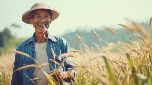 Foto gratuita retrato de un anciano en vista frontal