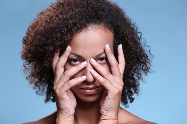 Retrato de belleza, maquillaje