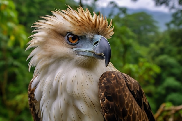 Retrato de cerca de águilas