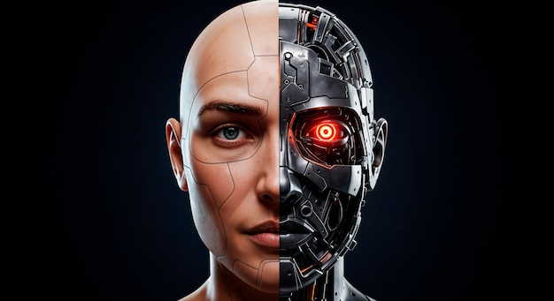 Retrato de cyborg: fusión entre el humano y la máquina