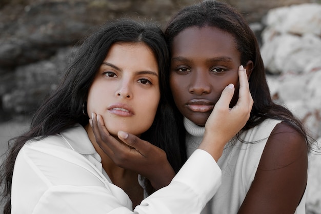 Foto gratuita retrato de la diversidad de los latinos