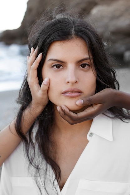 Foto gratuita retrato de la diversidad de los latinos