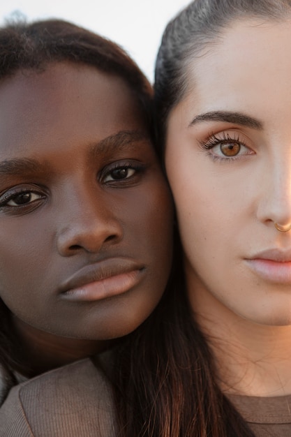 Foto gratuita retrato de la diversidad de los latinos