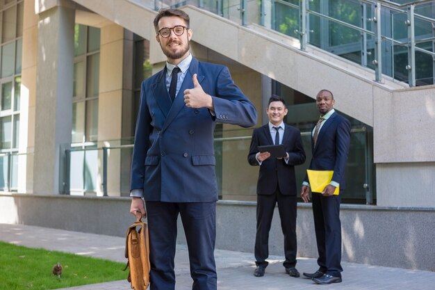 Retrato de equipo de negocios