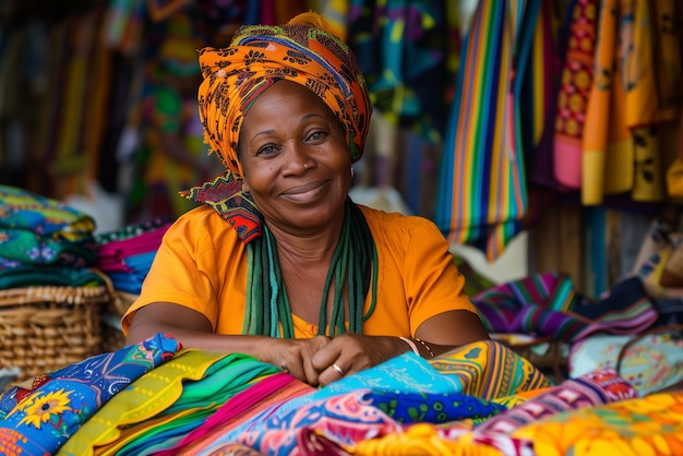 Foto gratuita retrato fotorrealista de una mujer rastafari africana con dreads