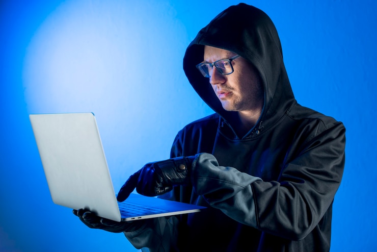 Foto gratuito retrato de hacker