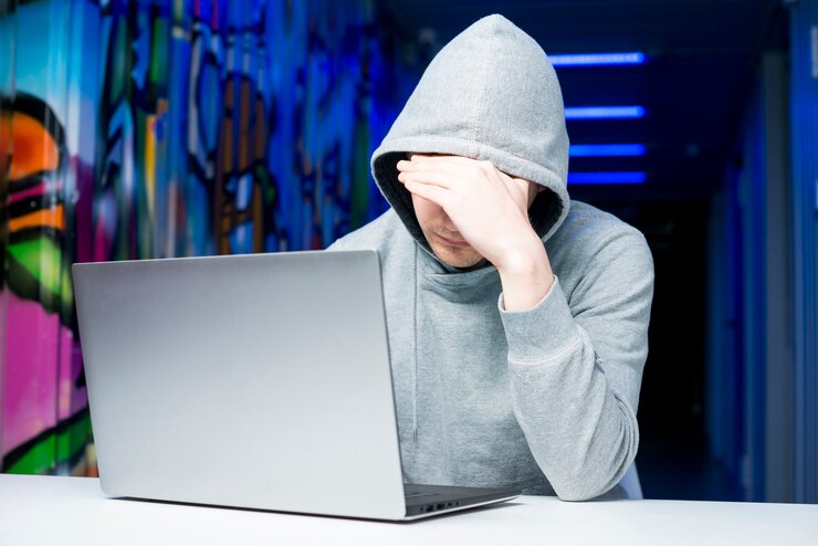 Foto gratuito retrato de hacker
