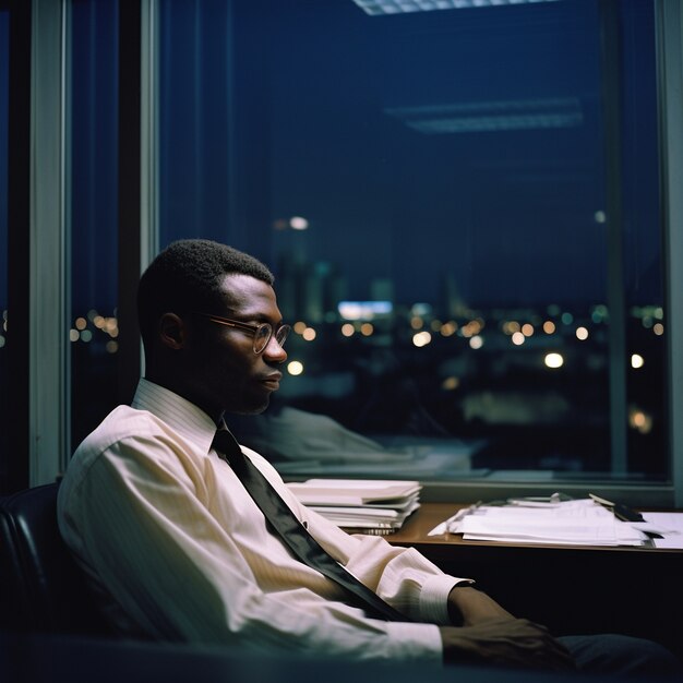 Retrato de hombre de negocios profesional y elegante