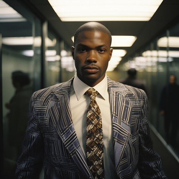 Retrato de hombre de negocios profesional y elegante