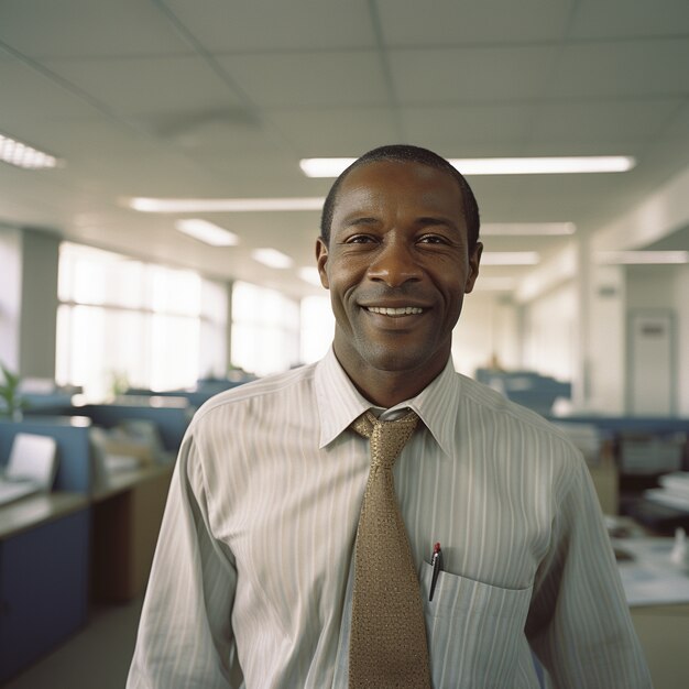 Retrato de hombre de negocios profesional y elegante