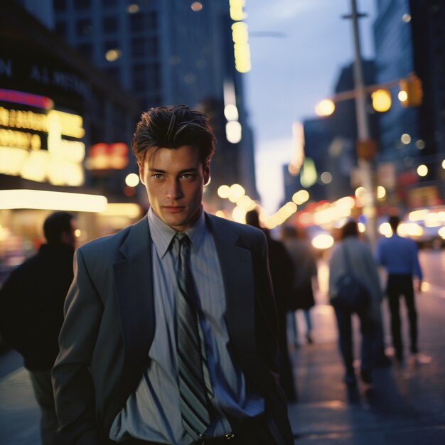 Retrato de hombre de negocios profesional y elegante