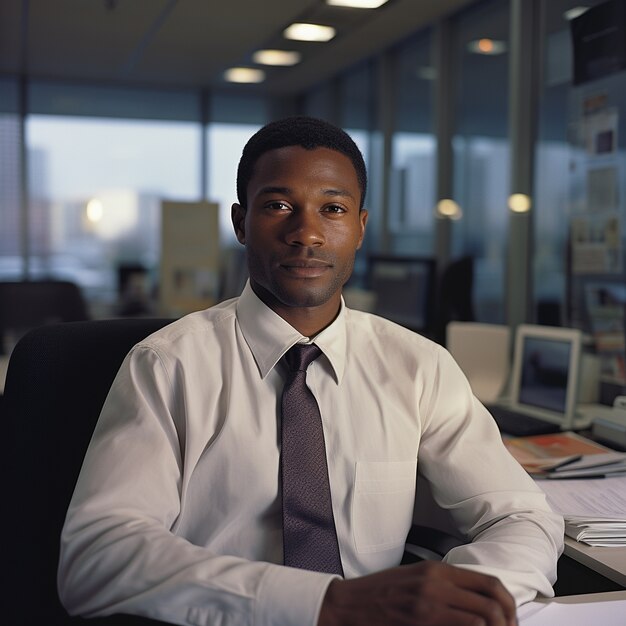 Retrato de hombre de negocios profesional y elegante