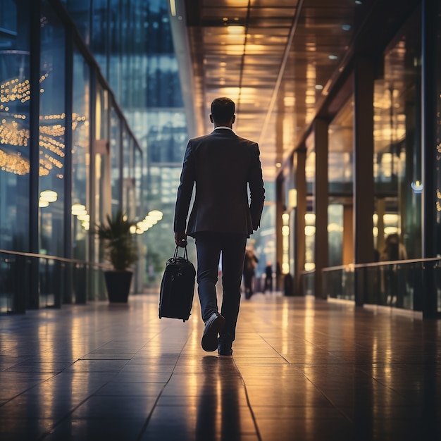 Foto gratuita retrato de hombre de negocios profesional y elegante