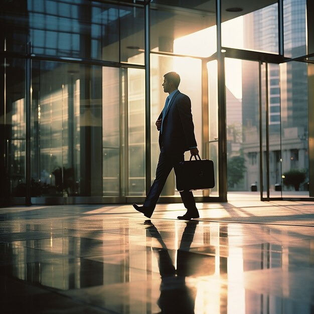 Retrato de hombre de negocios profesional y elegante