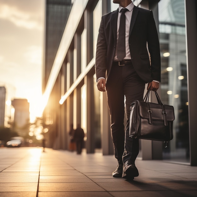 Retrato de hombre de negocios profesional y elegante