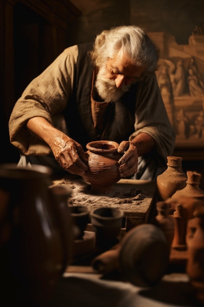 Retrato de un hombre romano antiguo