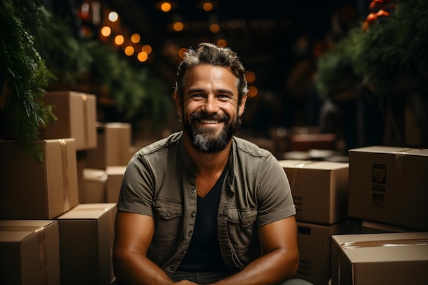 Foto gratuita retrato de un hombre trabajando