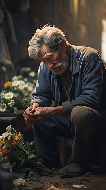 Retrato de un hombre triste