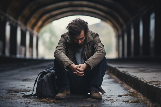 Retrato de un hombre triste