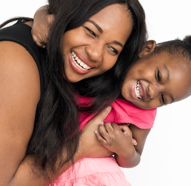 Retrato de una madre y su hija