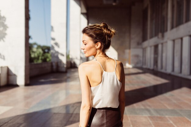 Retrato de mujer de negocios