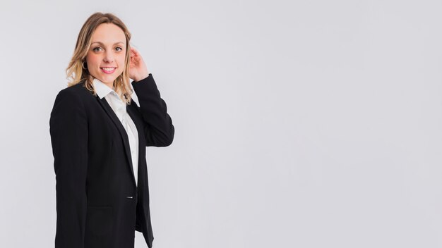 Retrato de mujer de negocios