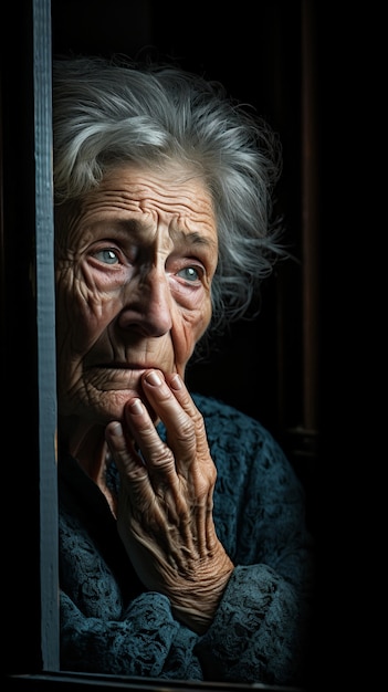 Retrato de una mujer triste