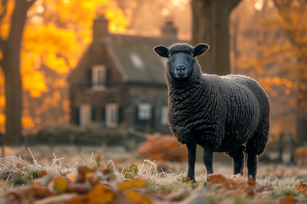 Retrato de oveja negra