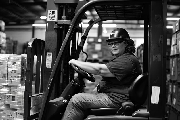 Retrato de una persona que trabaja en la industria de la construcción