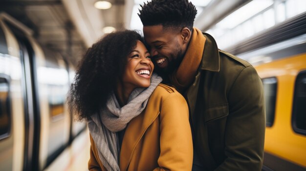 Retrato en primer plano de una pareja gay juntos