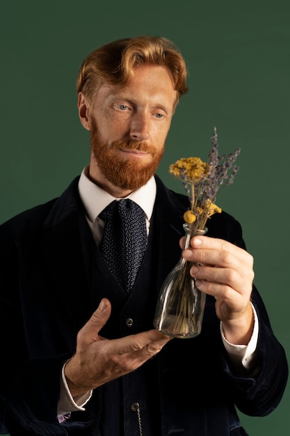 Foto gratuita retrato van gogh