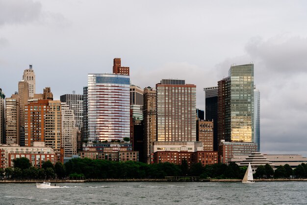 Río Hudson, ciudad de Nueva York, EE. UU.