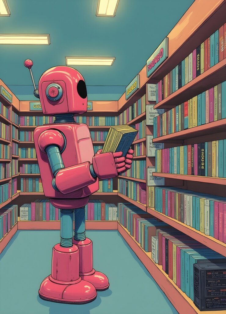 Foto gratuito robot en los años 90
