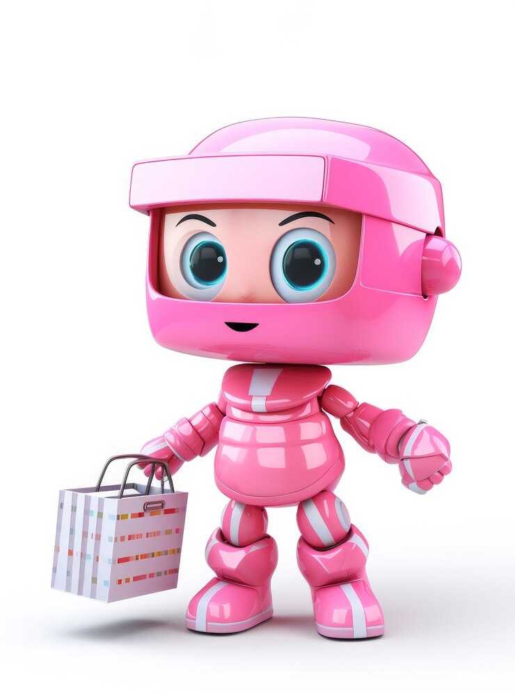 Foto gratuito el robot de entrega 3d está trabajando