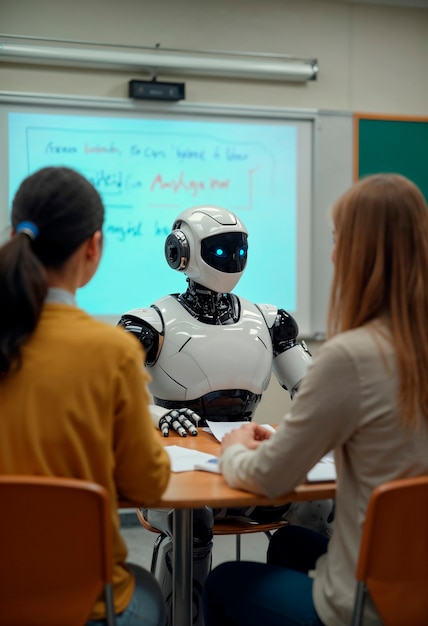 Robot maestro en el aula