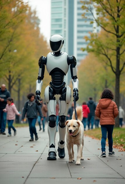 El robot paseador de perros