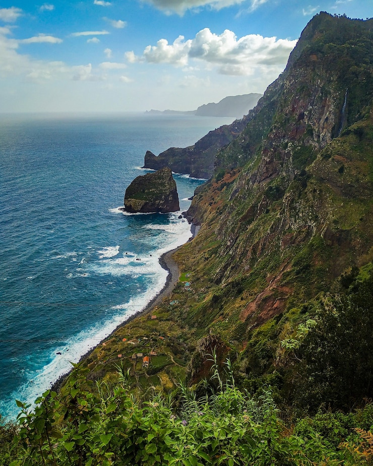 Foto gratuito rocha do navio rock, um santana isla de madeira