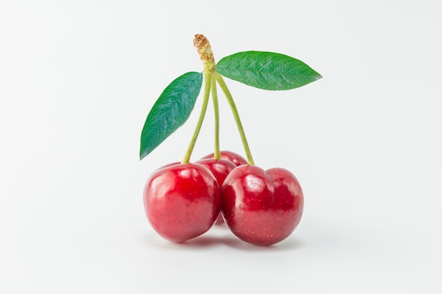 Rojo sabrosa fruta de fondo de cerca