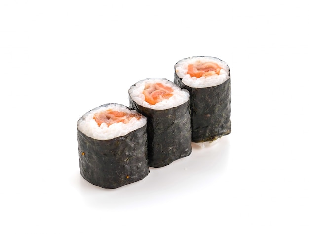 Foto gratuita rollo de salmón