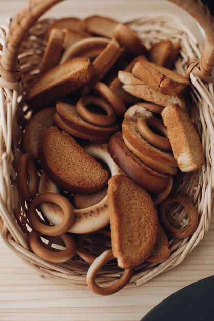 Rosquillas bagels galletas saladas Productos de panadería Productos alimenticios bielorrusos