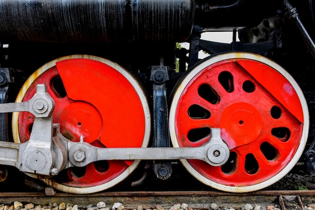 Foto gratuita ruedas de tren