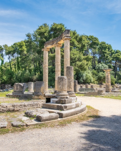 Foto gratuita ruinas en olimpia